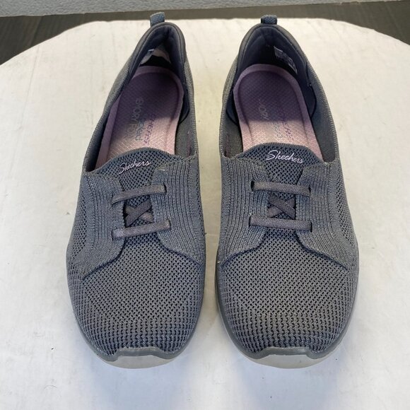 Skechers Shoes - Skechers Stretch Women's Sneaker, Grey, Size 9.5,Lighweight,Comfort